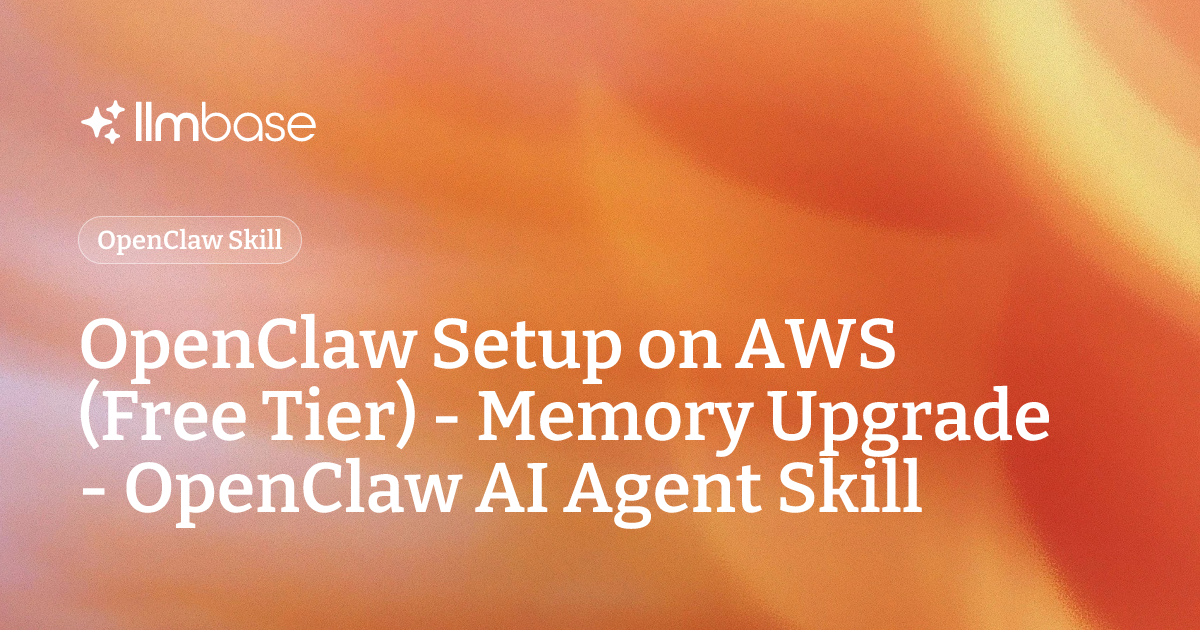 OpenClaw Setup on AWS (Free Tier) - Memory Upgrade - OpenClaw AI Agent ...