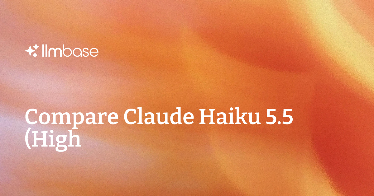 Model Data Extraction Icon Compare Claude Haiku 5.5 (High) vs Claude Sonnet 5.5 (Medium, Default ...
