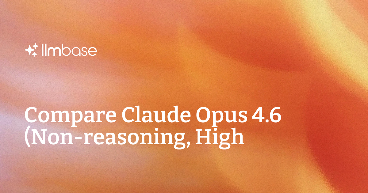 Model Data Extraction Icon Compare Claude Opus 4.6 (Non-reasoning, High) vs Solar Pro 4 | AI Model ...