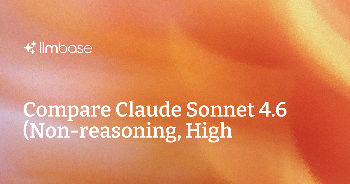 Model Data Extraction Icon Compare Claude Sonnet 4.6 (Non-reasoning, High) vs GPT-5.6 Luna (Medium ...