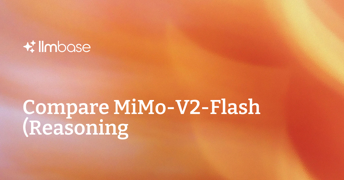 Compare MiMo V2 Flash Reasoning Vs Qwen3 Next 80B A3B Reasoning compare-mimo-v2-flash-reasoning-vs-qwen3-next-80b-a3b-reasoning
