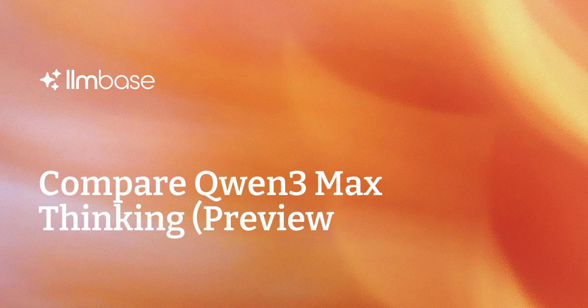 rekatrans - blog Images High Quality Grahic Compare Qwen3 Max Thinking (Preview) vs Reka Flash (Sep '24) | AI Model ...