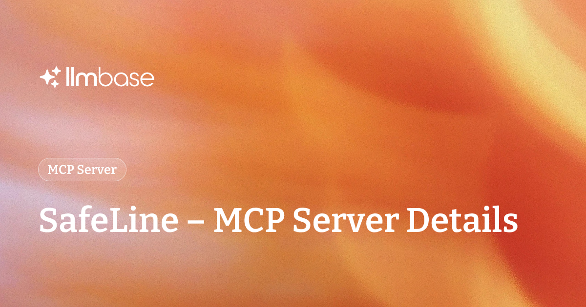 Srb Mcp Rdoc SafeLine – MCP Server Details