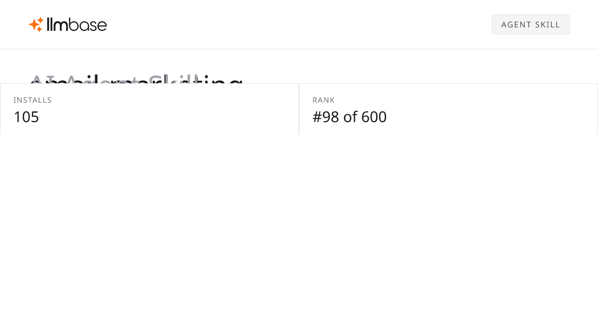 email-marketing AI Agent Skill - Free Download | LLMBase