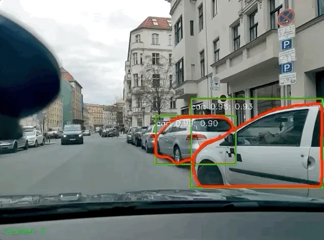 A LiveParking vehicle scanning street-side parking spaces with camera-based AI